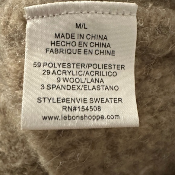 Le Bon Shoppe Envie Sweater - Picture 3 of 4